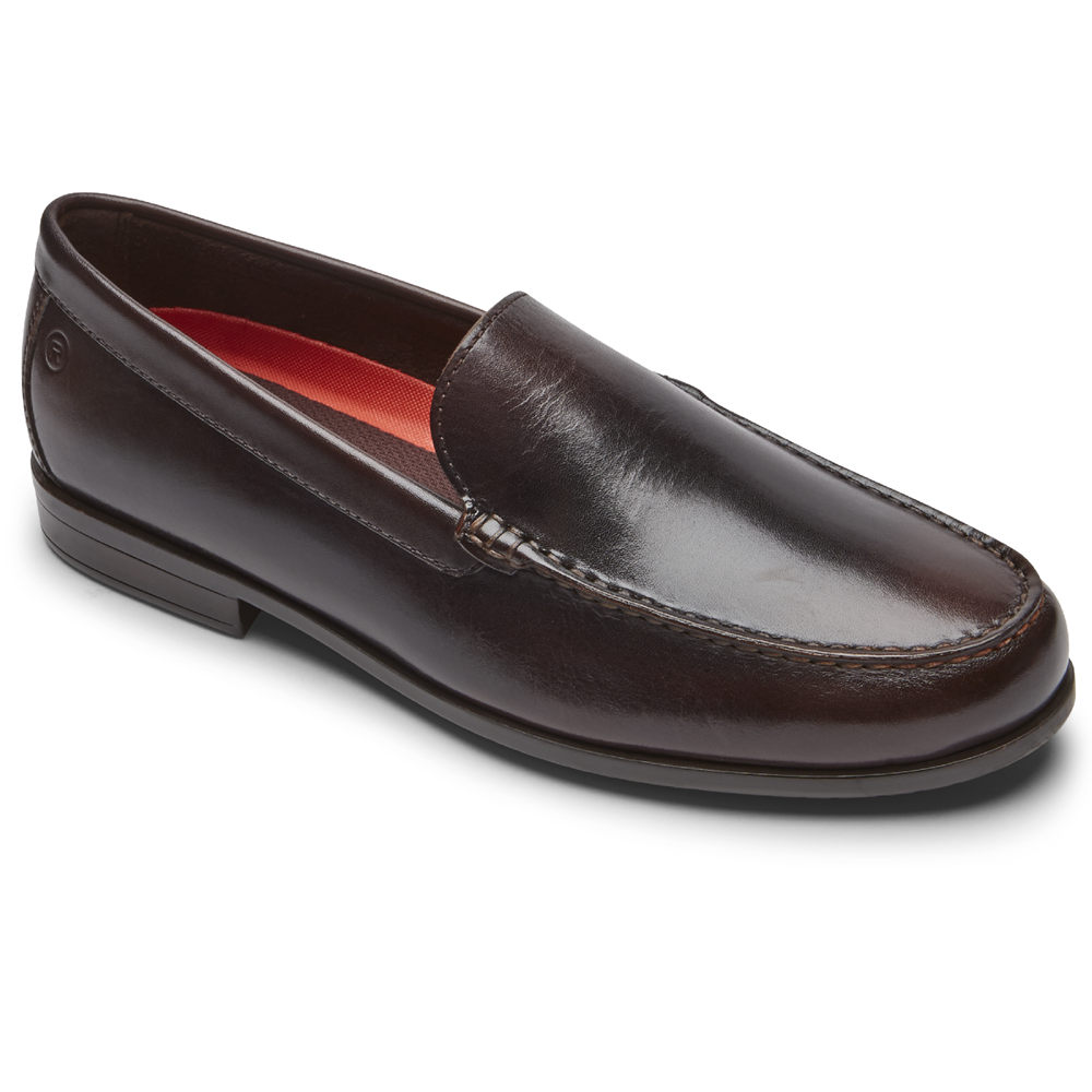 Rockport Singapore Mens Slip-On - Classic Lite 2 Venetian Dark Brown - LM2830476